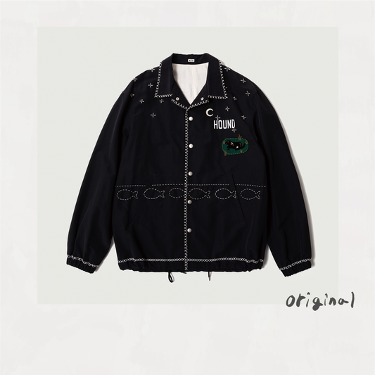 Cross-stitch Coach Jacket