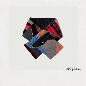 Quilt muﬄer Black
